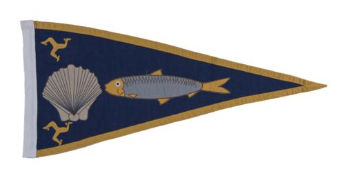The Admiral of the Manx Fishing Fleet pennant