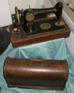 Singer Sewing machine from ship Clan McMaster