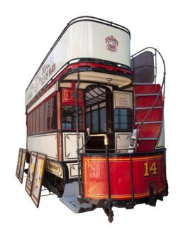 Douglas Corporation double decker horse tram