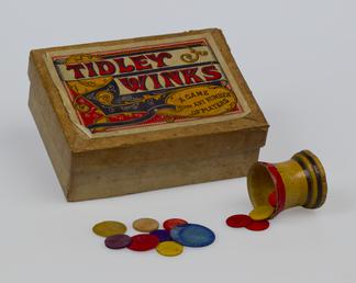 Game of tiddly winks, won at a Girl…