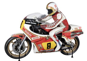 Mike Hailwood motorcycle racing helmet