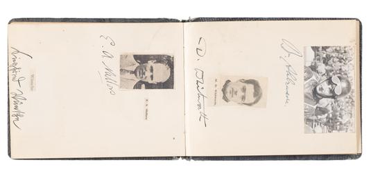 Autograph book containing pre-Second World War Isle of…